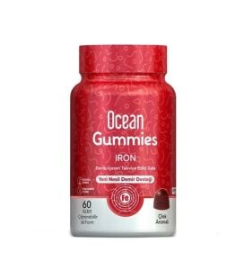 Ocean Gummies Iron Extra 17 mg 60 Çiğnenebilir Jel