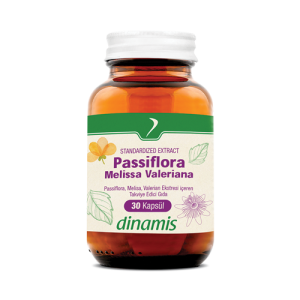Dinamis Passiflora Melissa Valeriana 30 Kapsül