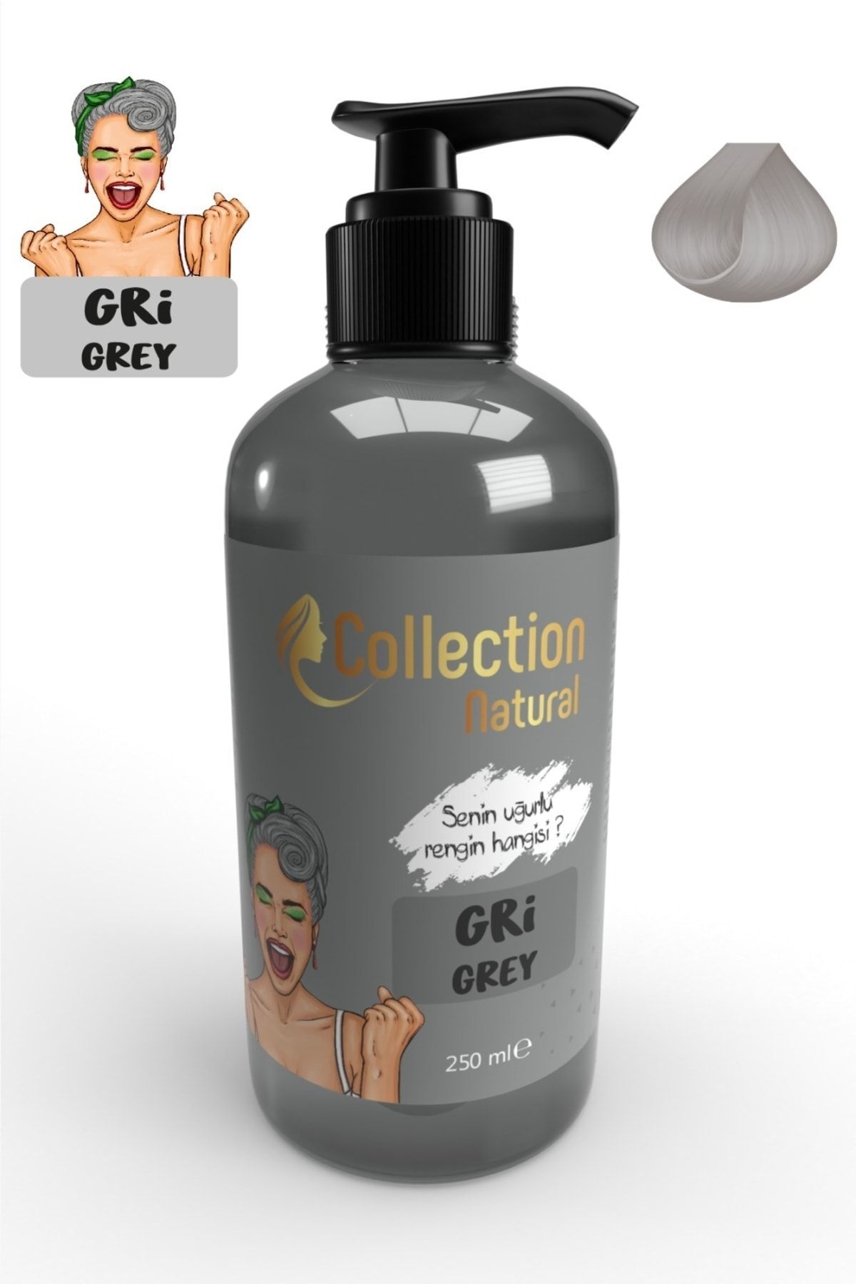 Collection Naturel Hair Color Saç Boyası Gri 250 ml