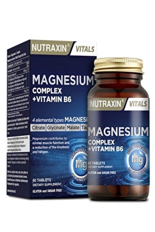 Nutraxin Magnesium Complex Vitamin B6 60 Tablet