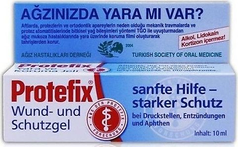 Protefix Aft ve Diş Koruma Jeli 10 ml - Kasa Önü Stant 10'lu