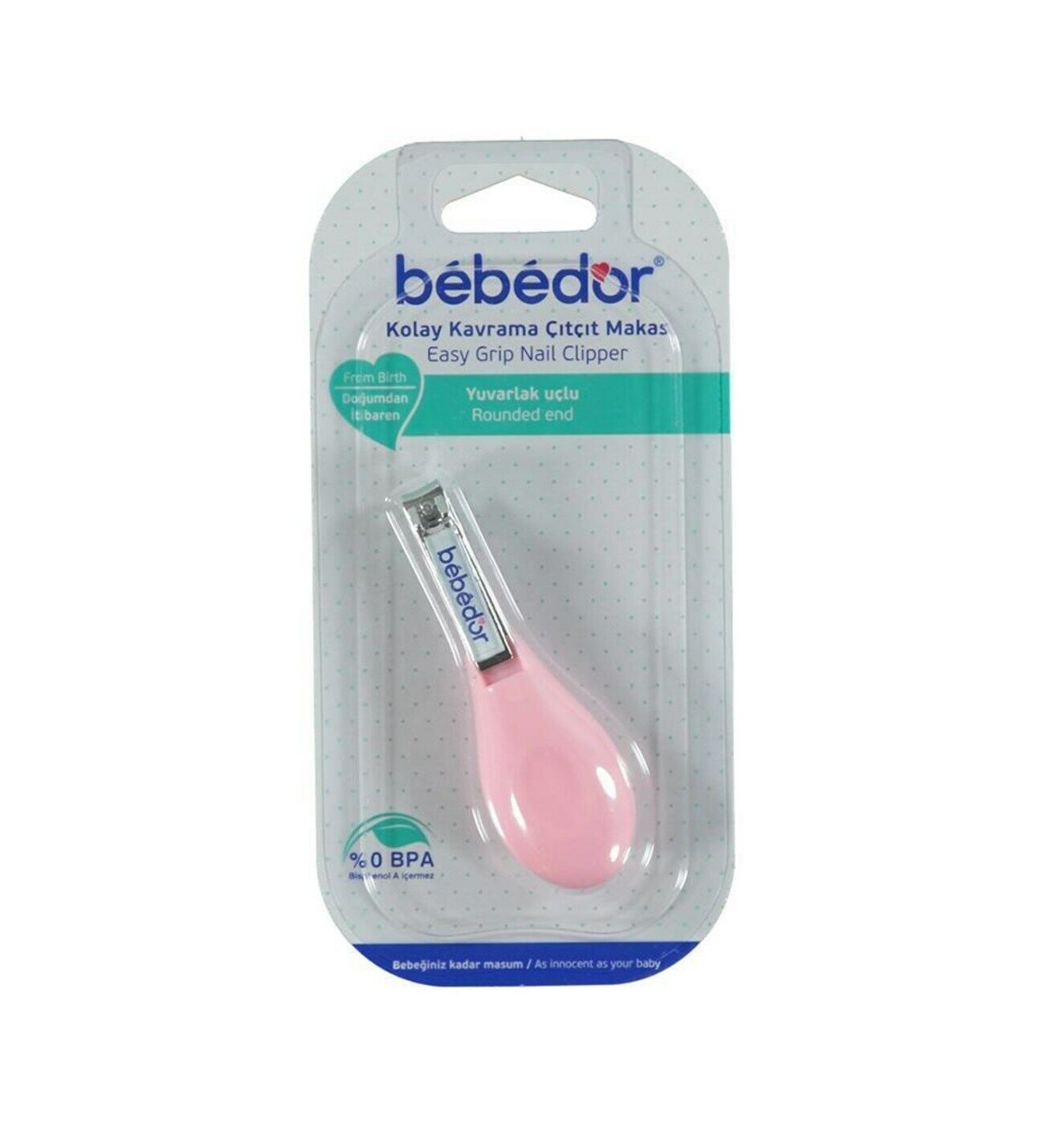 Bebedor 552 Kolay Kavrama Tırnak Makası - Pembe