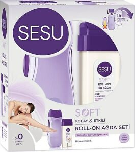 Sesu Isıtılıcılı Set Roll On Ağda Makinesi Seti Soft