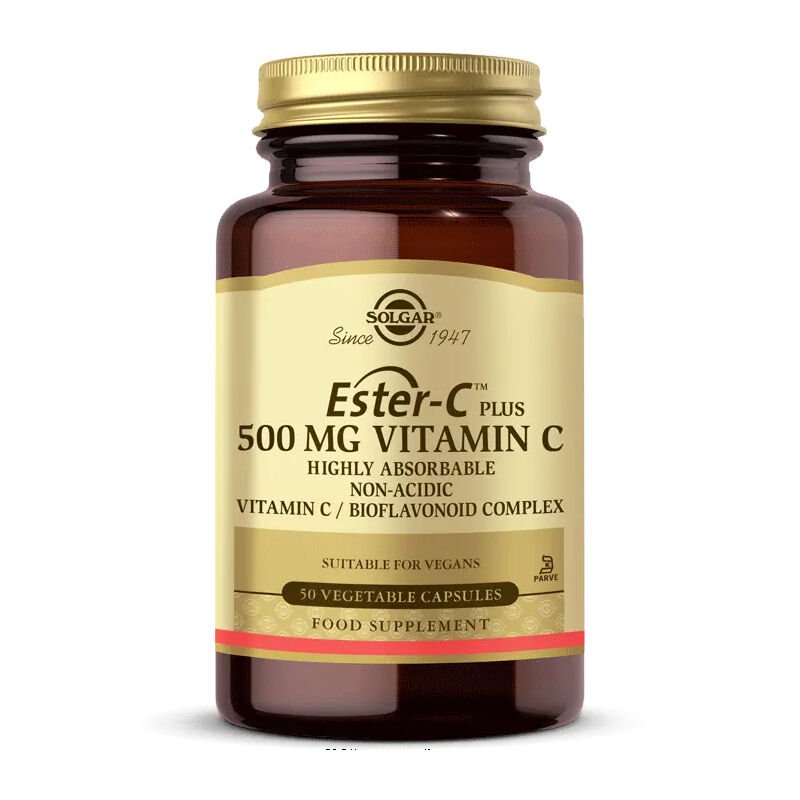 Solgar Ester-C Plus 500 mg 50 Vegetable Kapsül