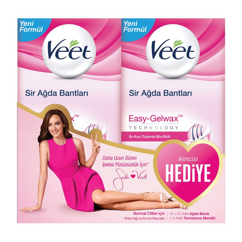 Veet Ağda Bandi Vücut 2X12Li Normal