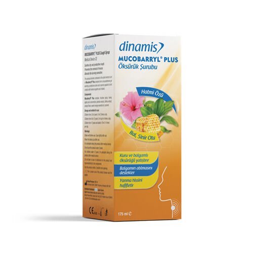 Dınamıs Mucobarryl Plus Oksuruk Surubu 175 Ml