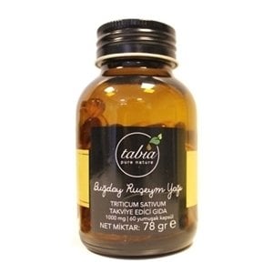 Tabia Buğday Ruşeym Yağı 1000mg-60 Yumuşak Kapsül