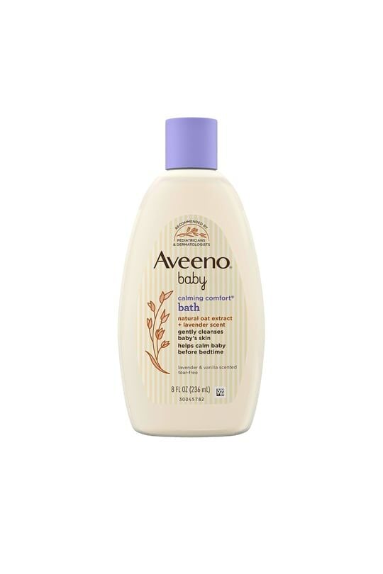 Aveeno Baby Sakinleştirici Konforlu Banyo ve Yıkama Lavanta ve Vanilya 8 fl. oz 236 ml
