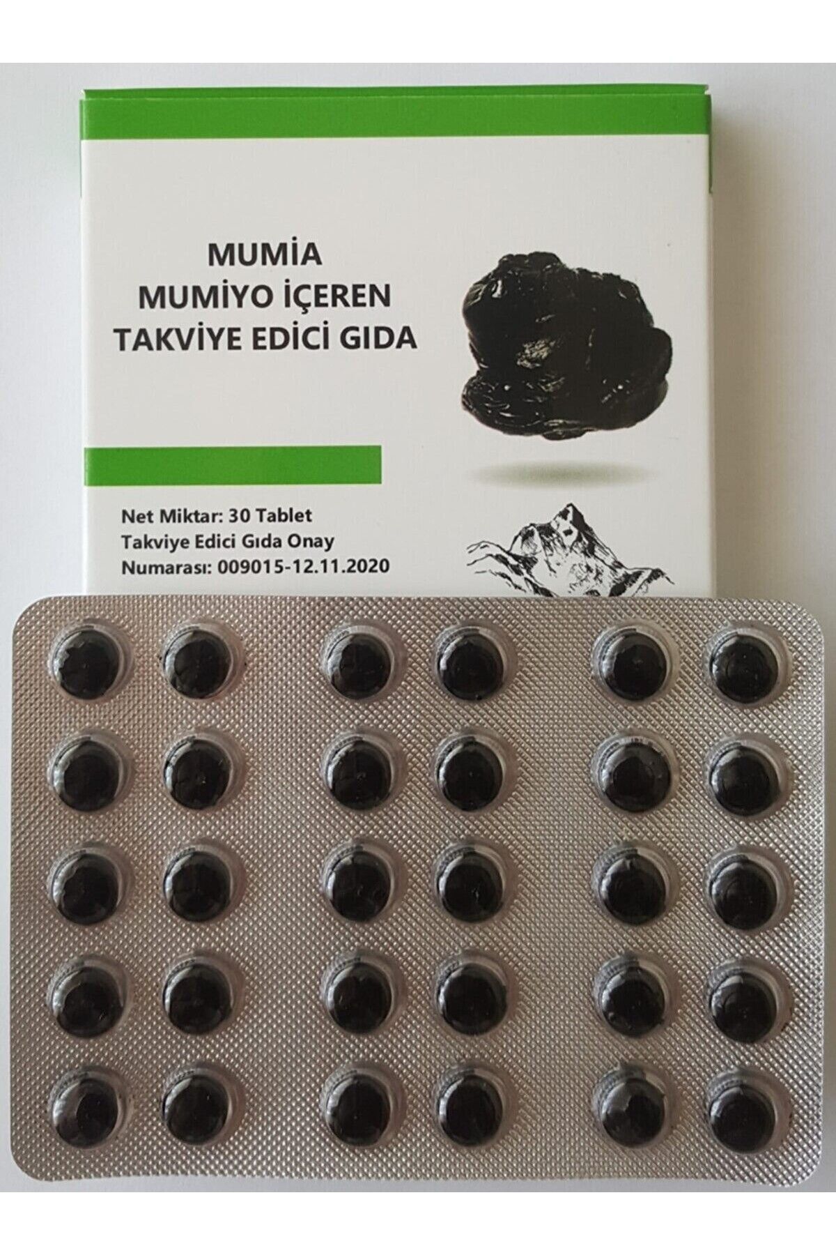 Mumia Mumiyo İçeren Takviye Edici Gıda 30 Tablet