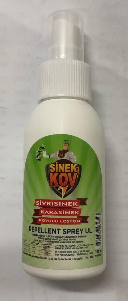 Sinekkov Repellent Sivrisinek Kovucu Losyon Sprey 100 ml