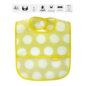 Babyjem Çift Taraflı Leke Tutmaz Önlük Sarı