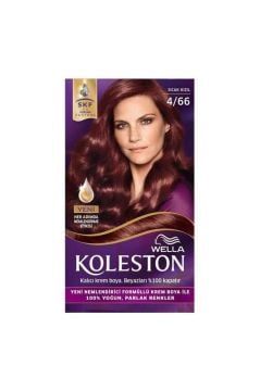 SKT:02/2024 Koleston Kit Saç Boyası 4/66 Sıcak Kızıl