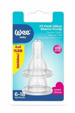 Wee Baby Biberon Emziği 2 Numara 2'li Paket