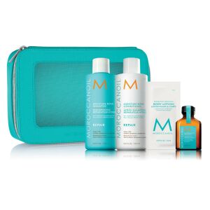 Moroccanoil Daily Rituals Repair Onarıcı Saç ve Vücut Bakım Seti - Şampuan 250 ml + Krem 250 ml + Bakım Yağı 100 ml + Vücut Losyonu 10 ml