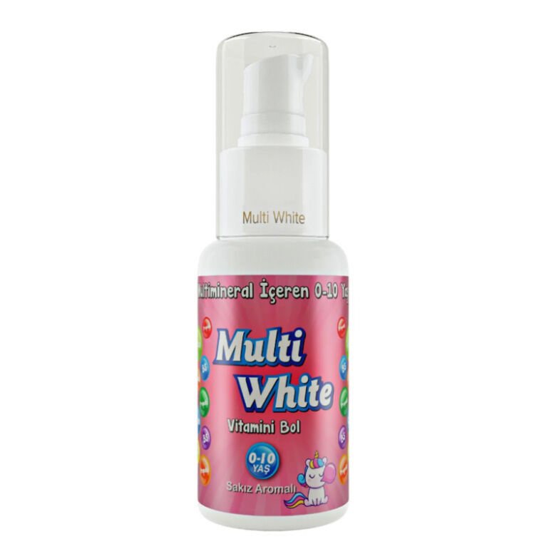 Multi White Kids Sakız Kız Çocuk Diş Macunu 50 ml