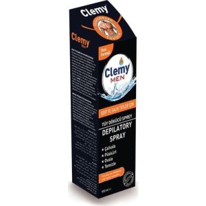 Clemy Men Sert Kalın Tüyler İçin Tüy Dökücü Sprey 125 ml
