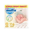 Molfix Bebek Bezi 2 Numara 116'lı