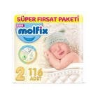 Molfix Bebek Bezi 2 Numara 116'lı