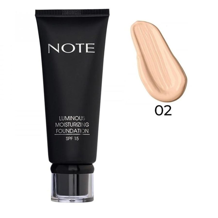 Note Luminous Moisturizing Fondöten No: 02