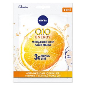 Nıvea Q10 Vıtamın C Iceren Kagıt Maske 1Adet