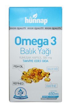 Hünnap Omega 3 Fish Oil 90 Kapsül
