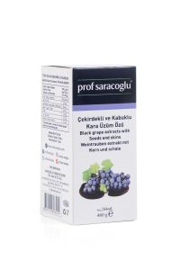 Profsaracoglu Çekirdekli ve Kabuklu Kara Üzüm Özü 244 mL
