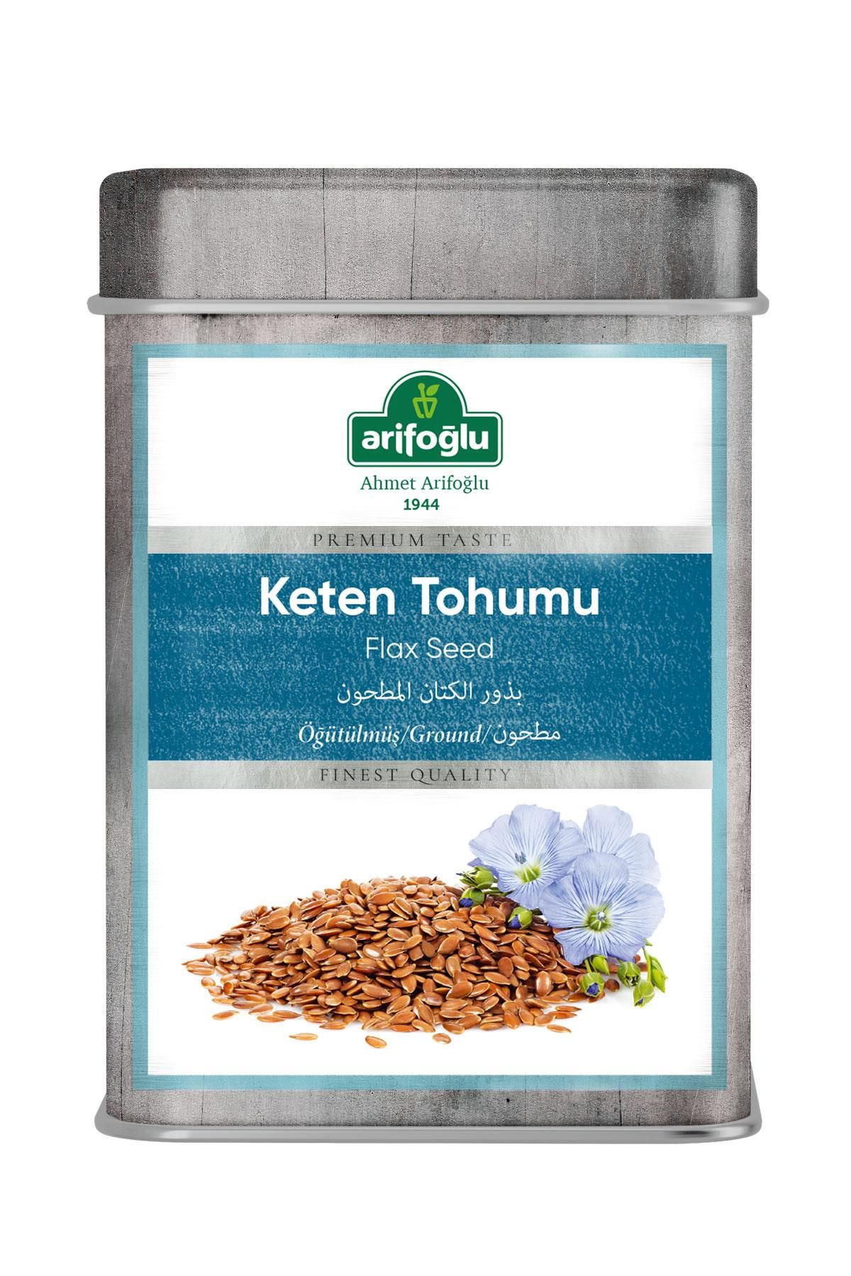 Arifoğlu Keten Tohumu Öğütülmüş Teneke Kutu 150 gr