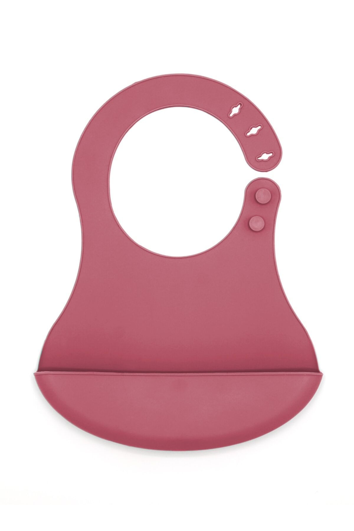 Babyjem Mini Silikon Önlük - Pembe