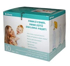 Milkway Fonksiyonel Anne Sütü Saklama Poşeti 10 Adet