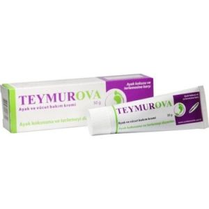 Teymurova Kötü Koku Önleme Terleme Düzenleme Ayak ve Vücut Bakım Kremi 30 gr