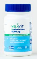 VELAVIT V BIOTIN PLUS 5000 MCG 60 TABLET