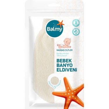 Balmy Bambu Bebek Banyo Eldiveni