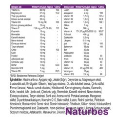 NATURBES VİTASMİN 30 KAPSÜL