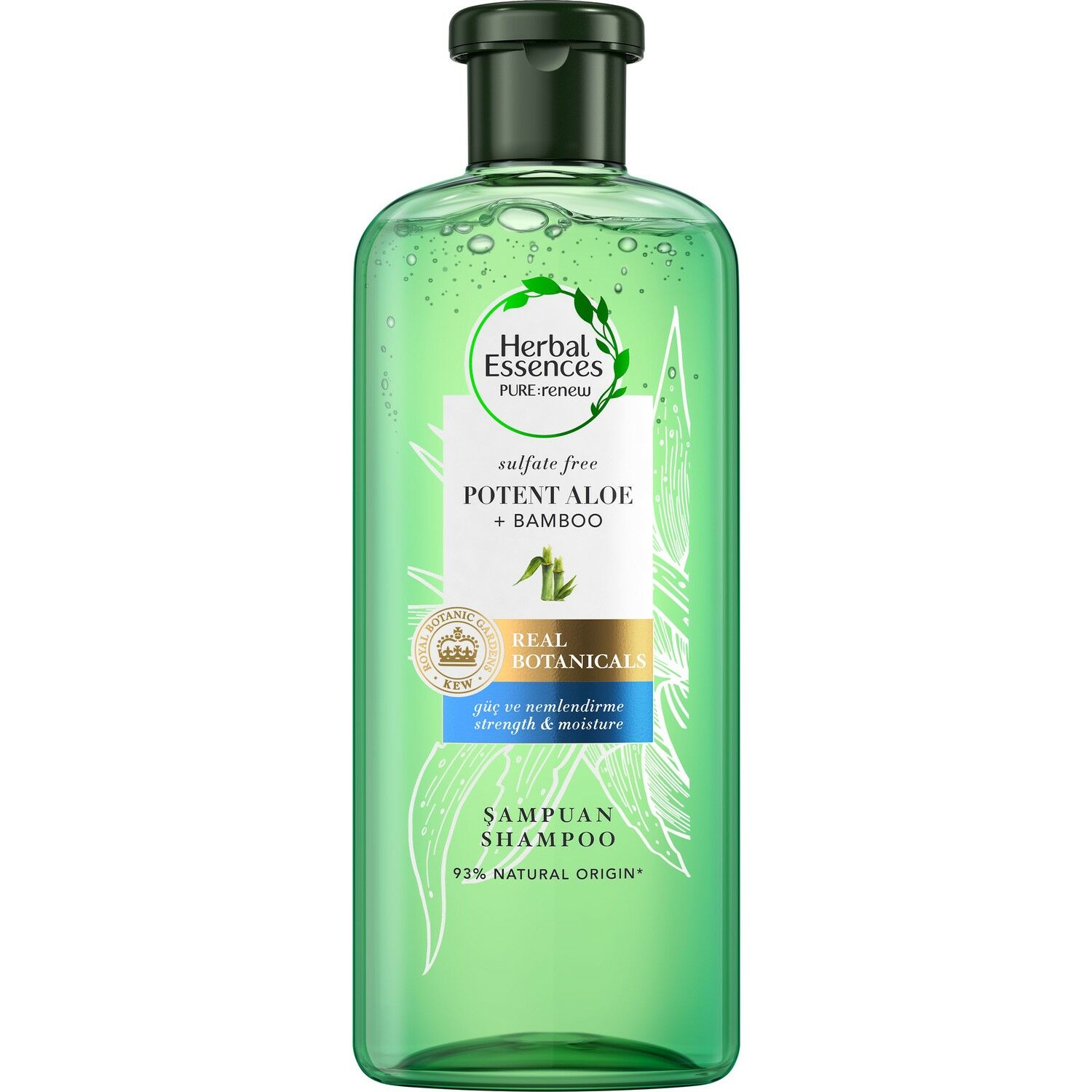 Herbal Essences Sülfatsız Aloe Gücü Bambu Şampuan 380 ml