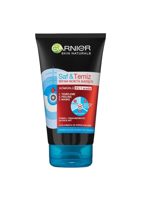 Garnier Skin Naturals Pure Active Temizleme Jeli Kömürlü 150 ml