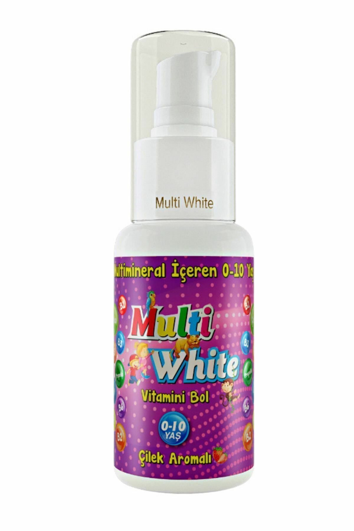 Multi White 0-10 Yaş Erkek Çocuk Çilekli Diş Macunu 50 ml