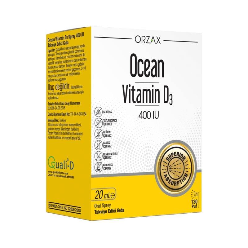 OCEAN VITAMIN D 400 IU SPREY