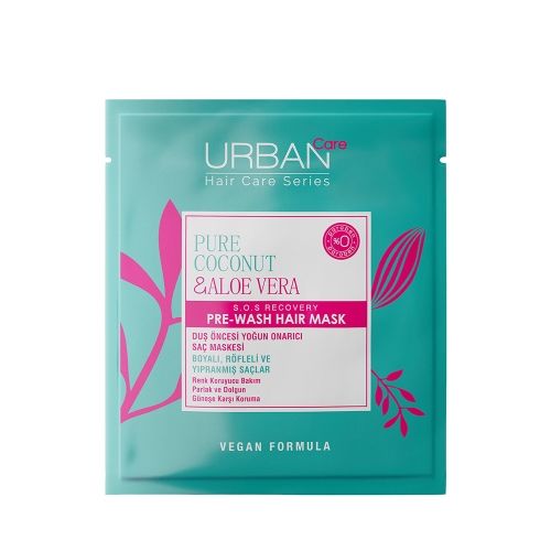 Urban Care Pure Coconut Aloe Vera Renk Koruyucu Duş Öncesi Saç Bakım Maskesi 50 ml