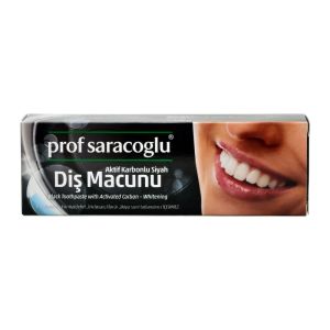 Prof saracoglu Diş Macunu Aktif Karbonlu 75 ml