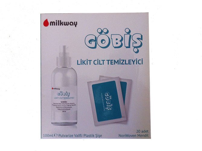 Milkway Göbiş Likit Temizleyici 100 ml / 20 Adet Mendil