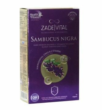 SKT:02/2024 Zade Vital Sambucus Nigra 15 Kapsül