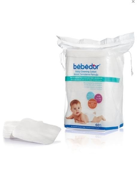 BEBEDOR BEBEK TEMIZLEME PAMUGU 60 LI Ürün kodu: 631