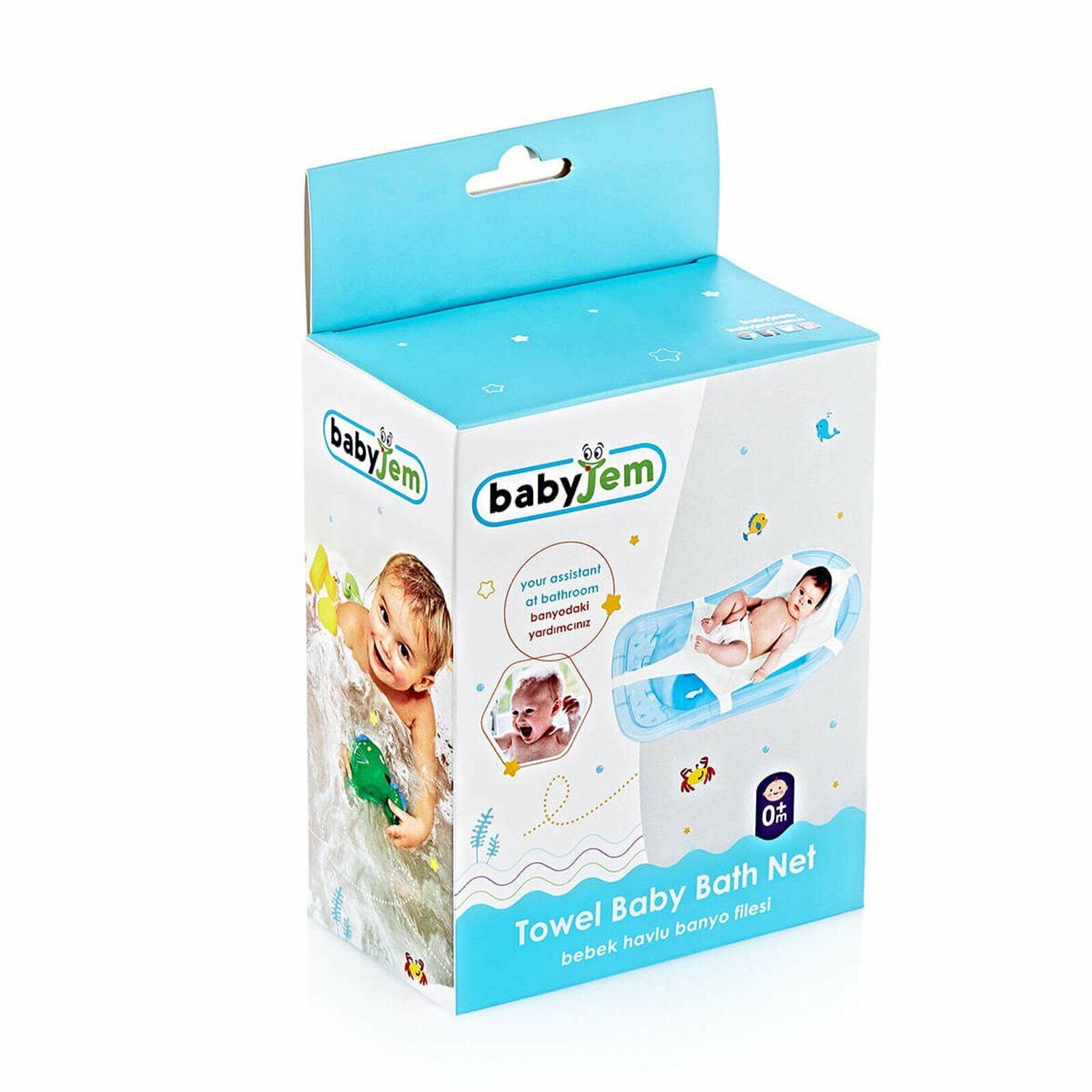 Babyjem Bebek Havlu Banyo Filesi Beyaz