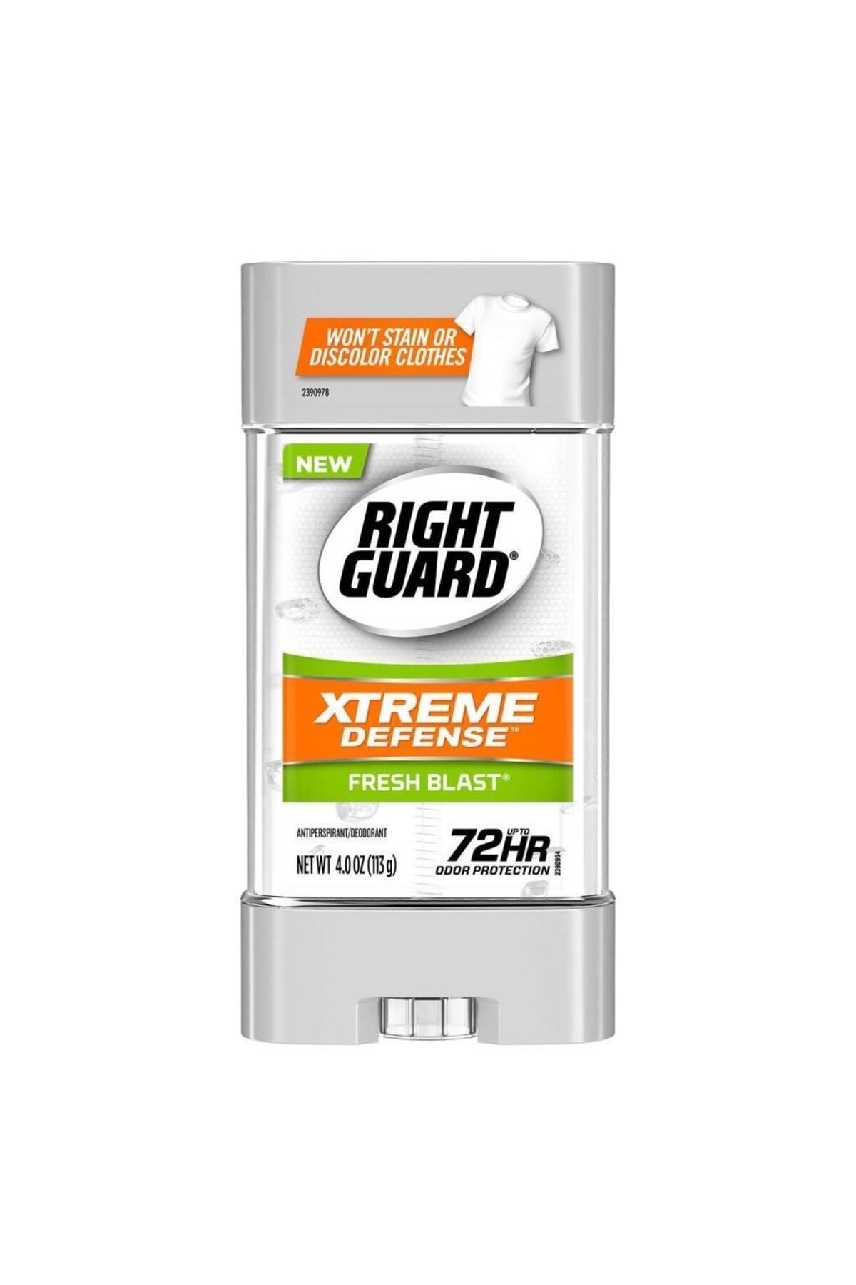 Right Guard Xtreme Defense Fresh Blast Antiperspirant Gel Deodorant 113 gr