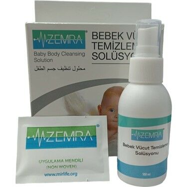 Zemra Bebek Vücut Temizleme Solüsyonu 100 ml