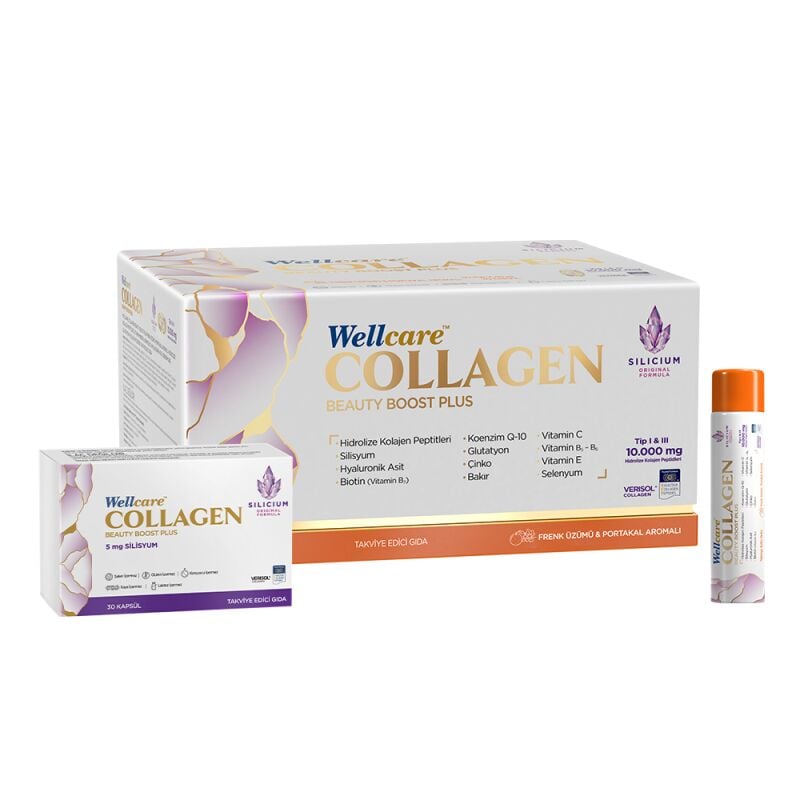 WELLCARE KOLLAJEN FRENK UZUMU PORTAKAL 10000 MG 30 TUP