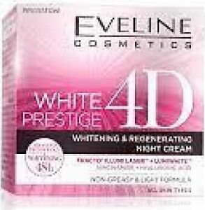 Eveline Cilt Aydınlatıcı Beyazlatıcı 4D Gece Yüz Kremi 50 ml