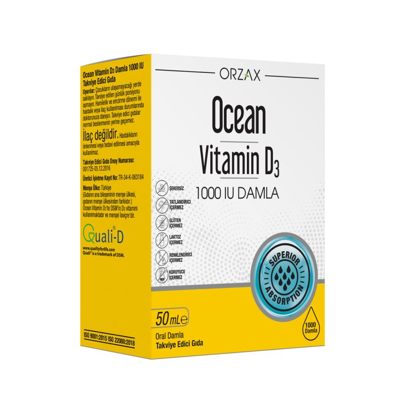 OCEAN VITAMIN D 1000 IU DAMLA