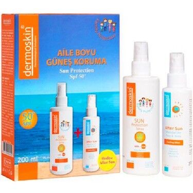 Dermoskin Sun Protection SPF50 200 ml - After Sun Hediyeli