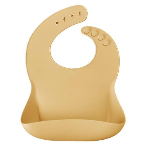 Oioi Silikon Mama Önlüğü 6+ Ay Mineral - Sarı